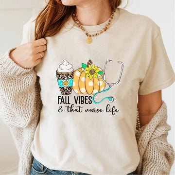 Fall Vibes and That Nurse Life Pumpkin Stethoscope