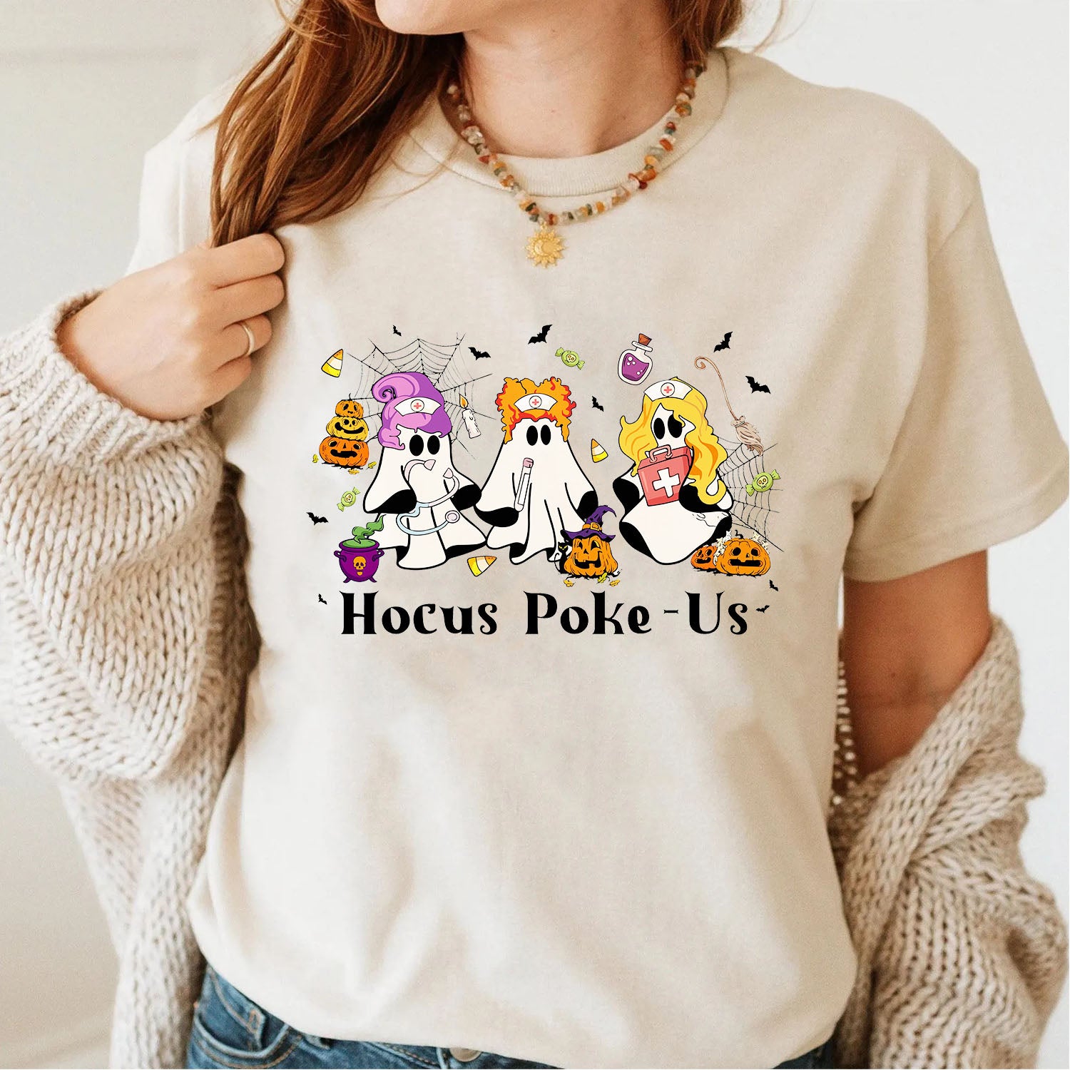 Nurse Gift - Hocus Poke-us Witch Halloween
