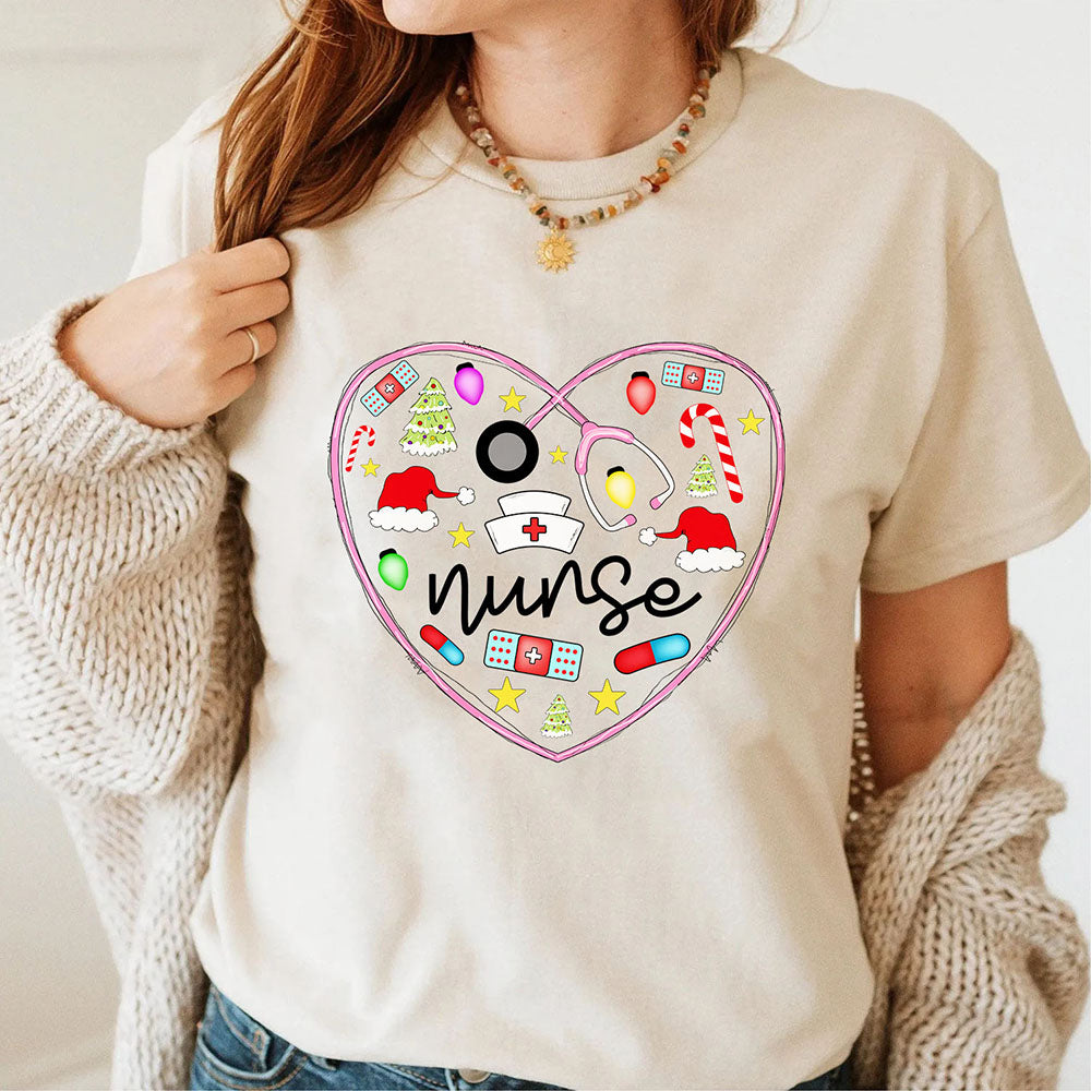 Nurse Gift - Nurse Heart Christmas